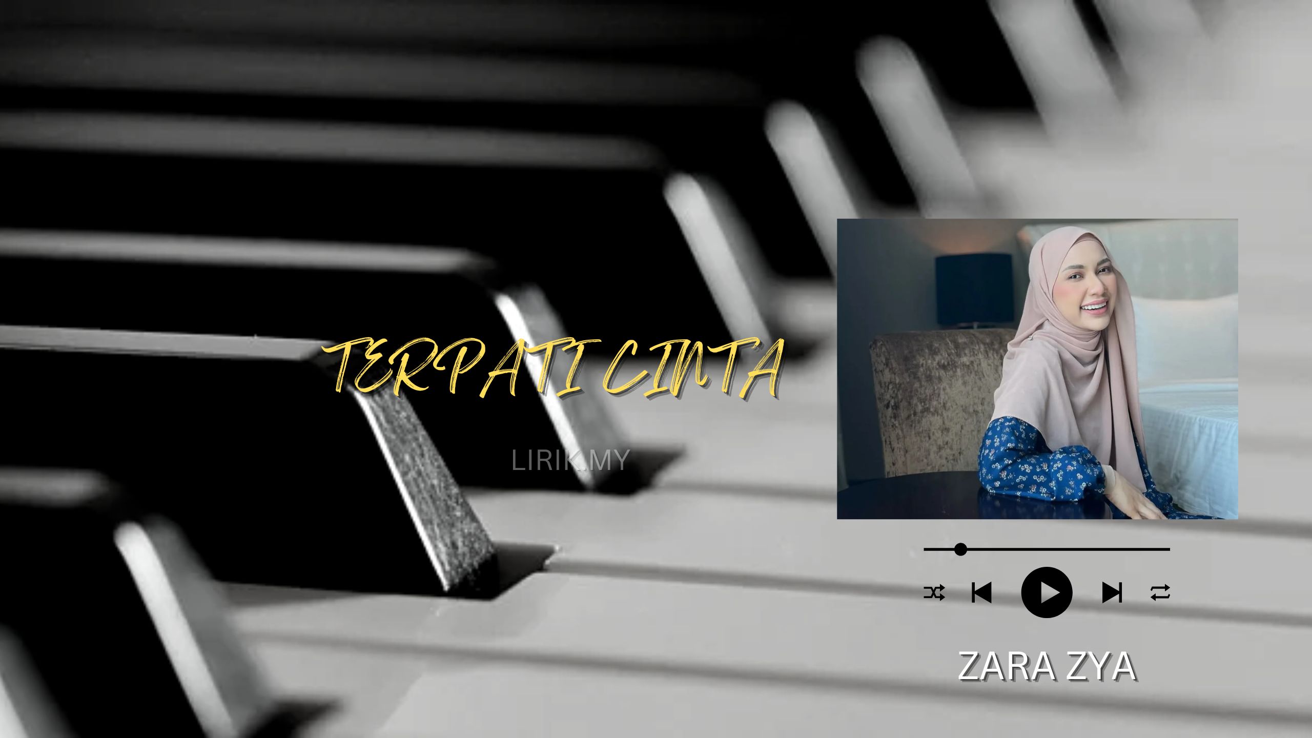 LIRIK LAGU TERPATRI CINTA - ZARA ZYA