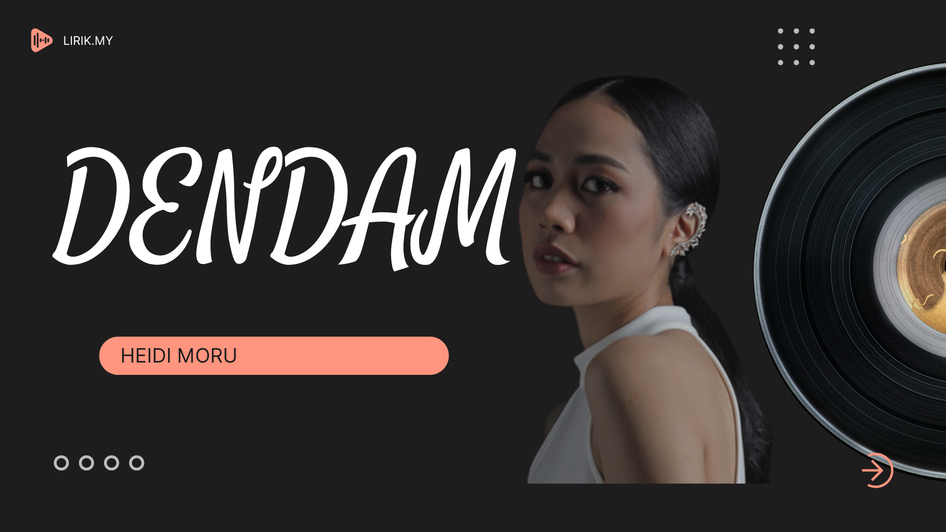 Lirik Lagu Dendam - Heidi Moru